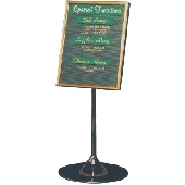 Galaxy Showcase Sign - Changeable letter board sign - Gold, Silver or White letters, Gold or Silver frame, Wineglass Stand - Black or Silver, Burgundy, Green, Blue or Black grooved felt board - A2 size shown - other sizes available